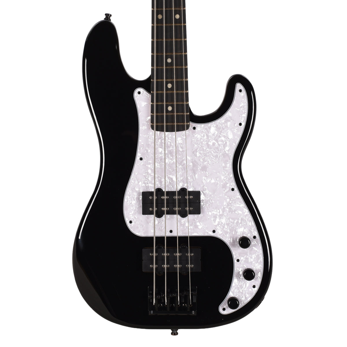 Fender Limited Edition Player Fusion Precision Bass HH Black Bass Guitars