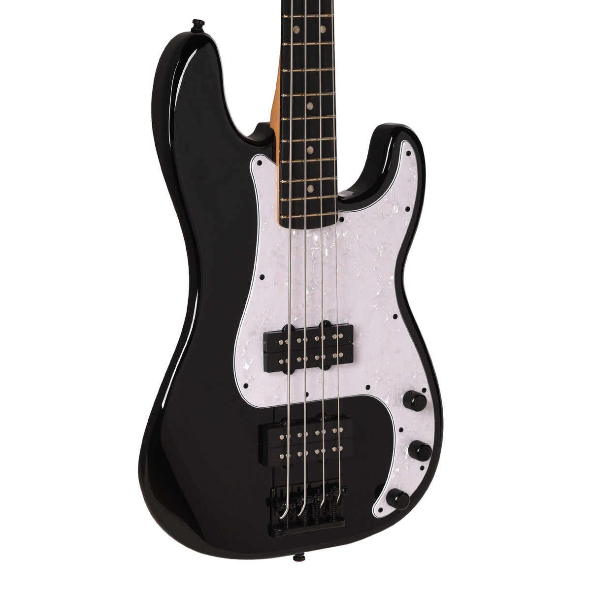 Fender Limited Edition Player Fusion Precision Bass HH Black Bass Guitars
