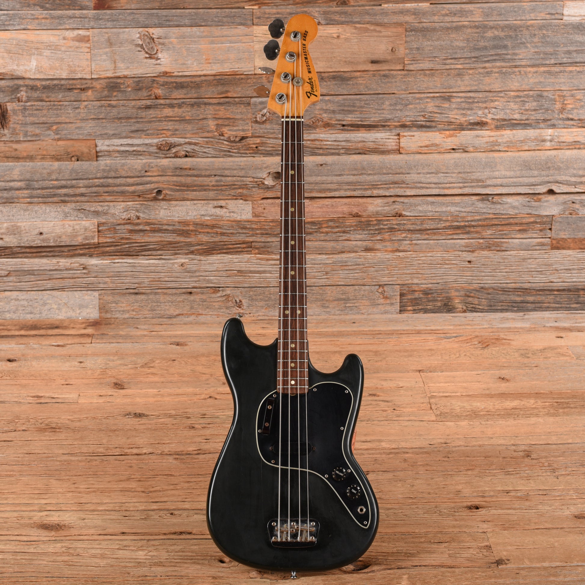 Fender Music Master Bass Black 1978 Bass Guitars