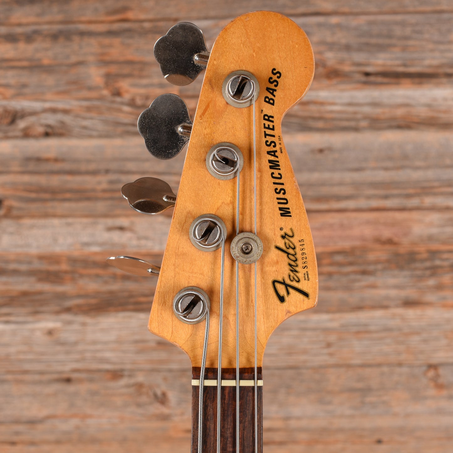 Fender Music Master Bass Black 1978 Bass Guitars