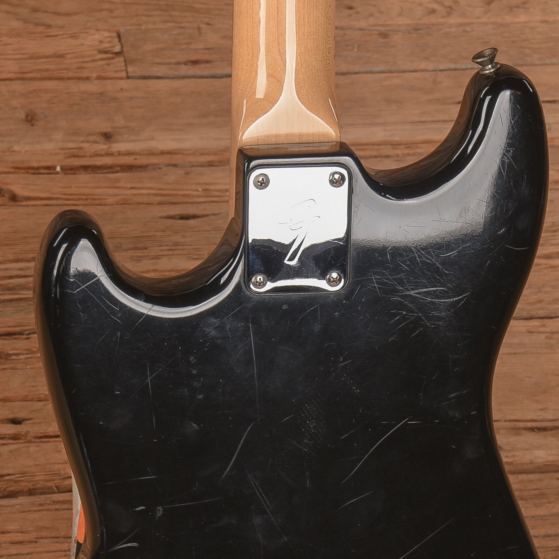 Fender Musicmaster Bass Black 1982 Bass Guitars