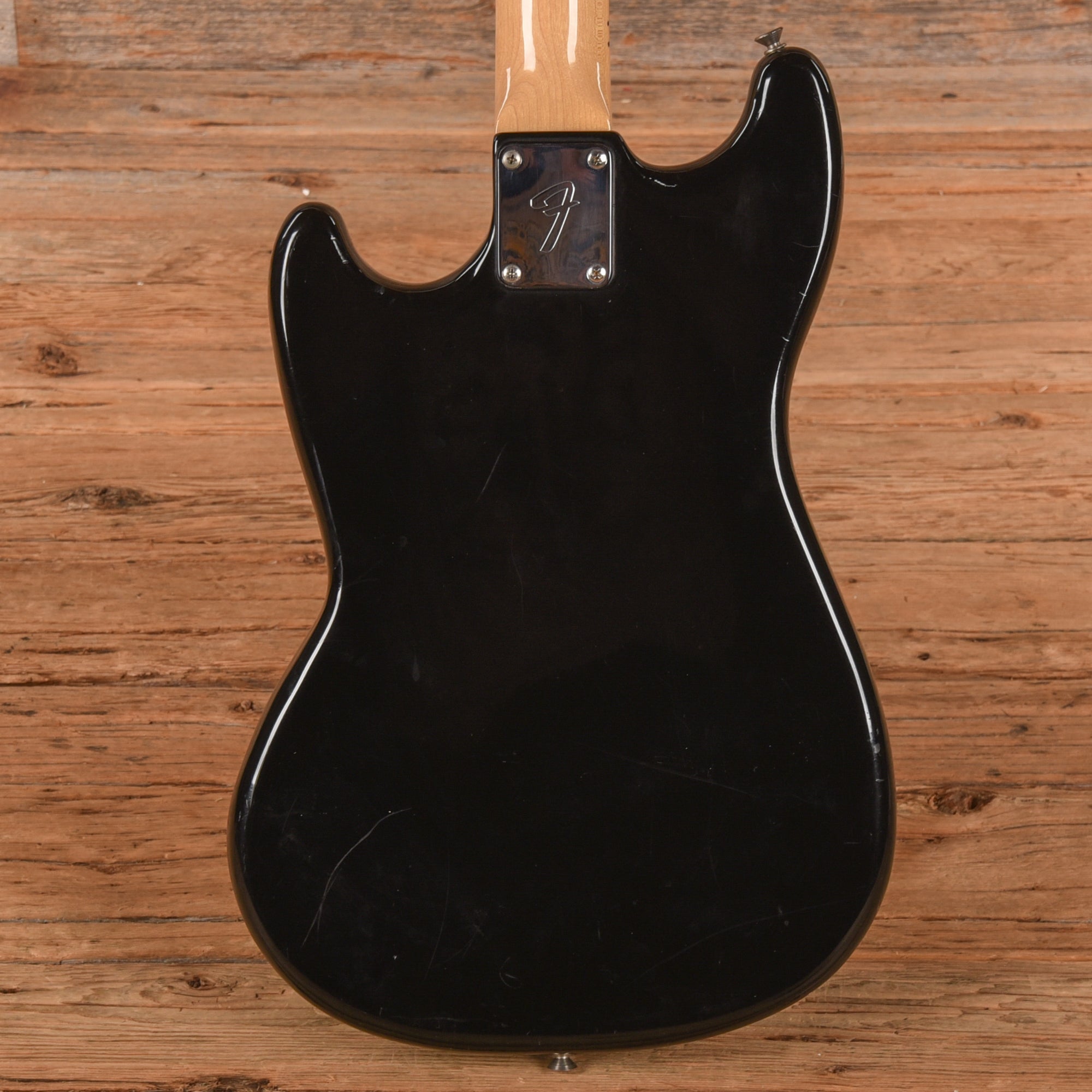 Fender Musicmaster Bass Black 1982 Bass Guitars