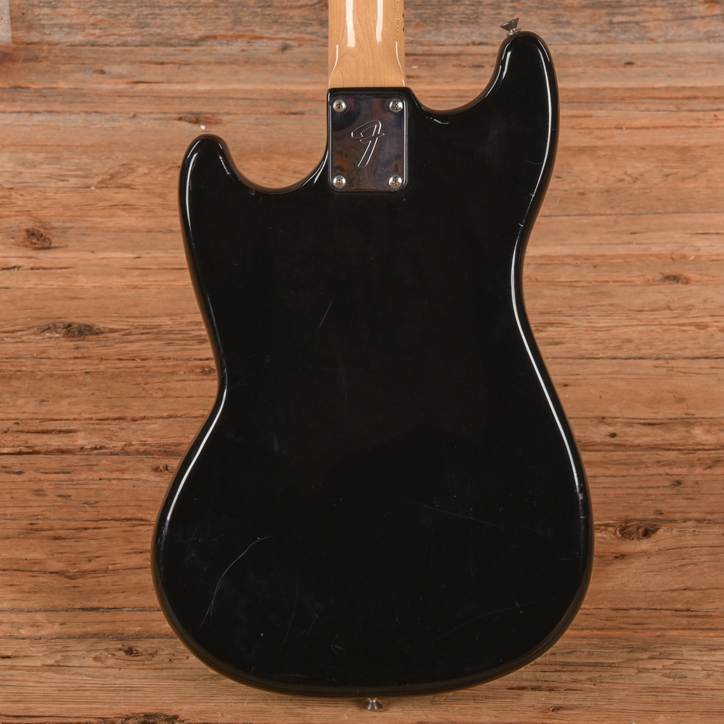 Fender Musicmaster Bass Black 1982 Bass Guitars