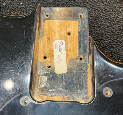 Fender Musicmaster Bass Black 1982 Bass Guitars