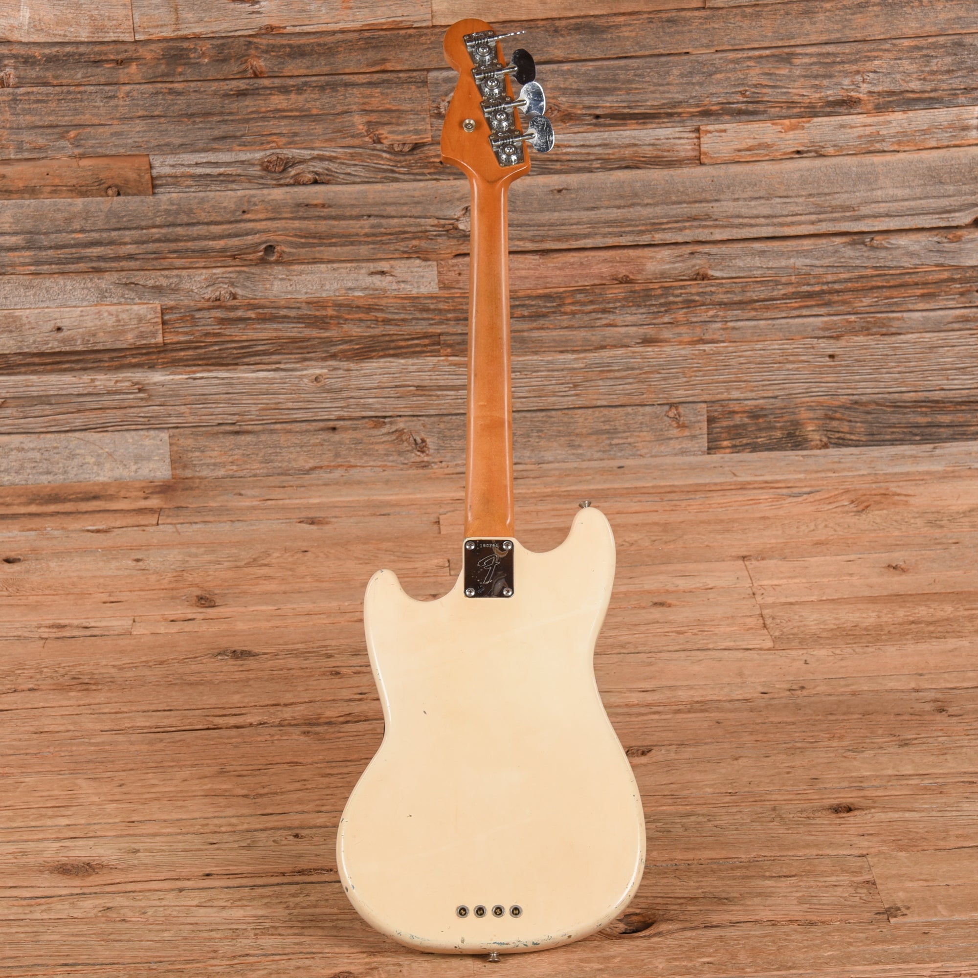 Fender Mustang Bass White 1966 Bass Guitars