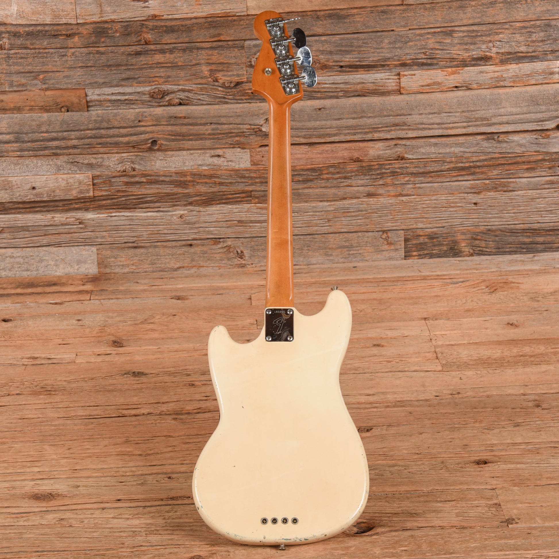 Fender Mustang Bass White 1966 Bass Guitars