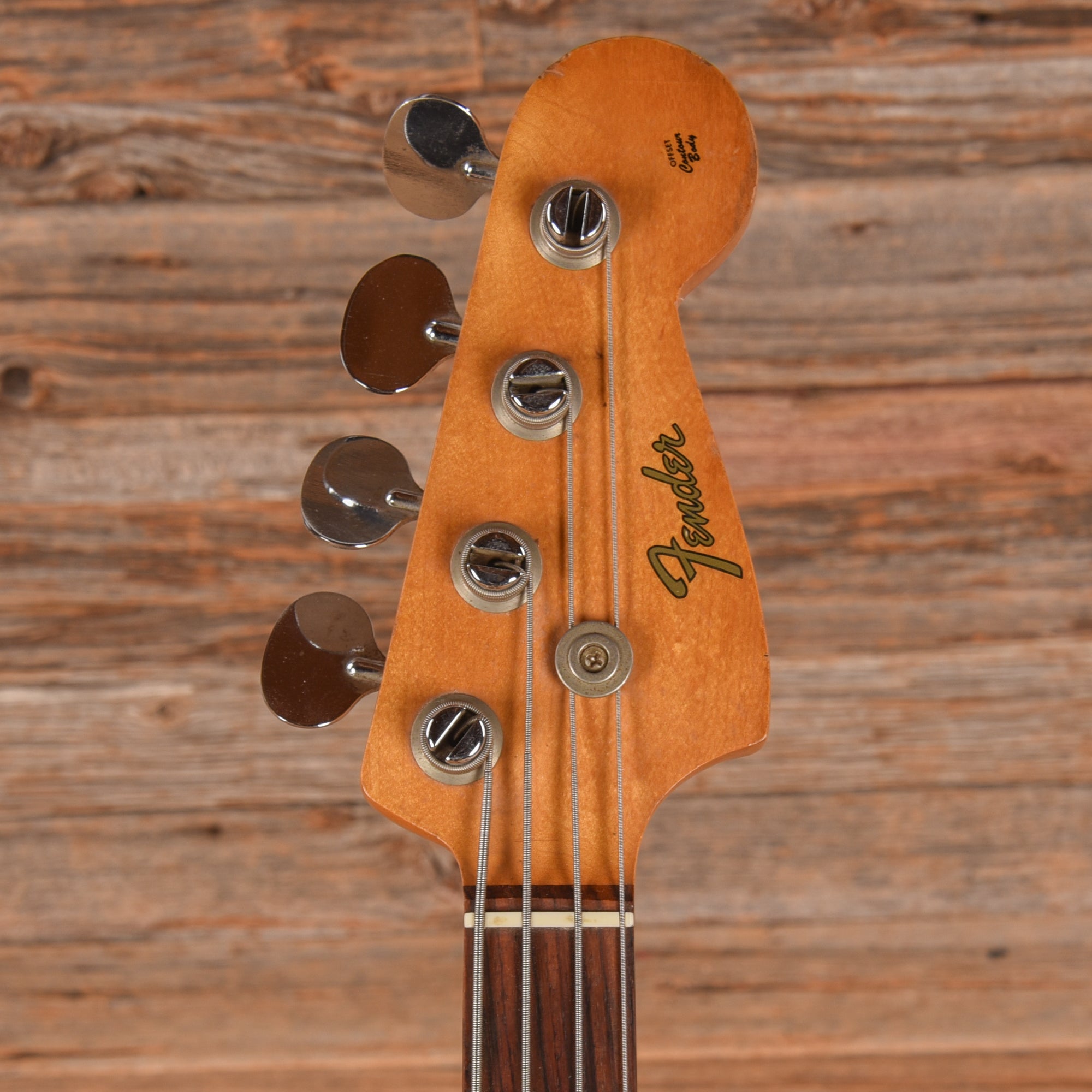 Fender Mustang Bass White 1966 Bass Guitars
