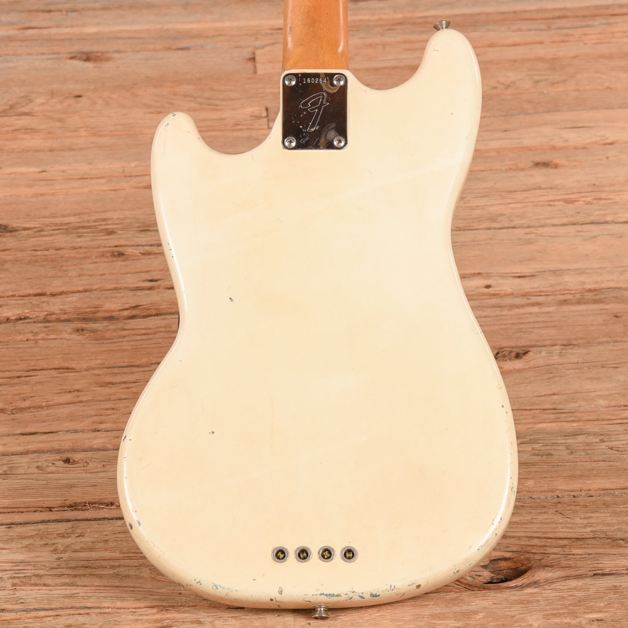 Fender Mustang Bass White 1966 Bass Guitars