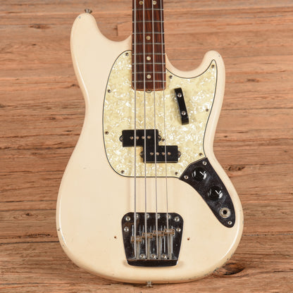 Fender Mustang Bass White 1966 Bass Guitars