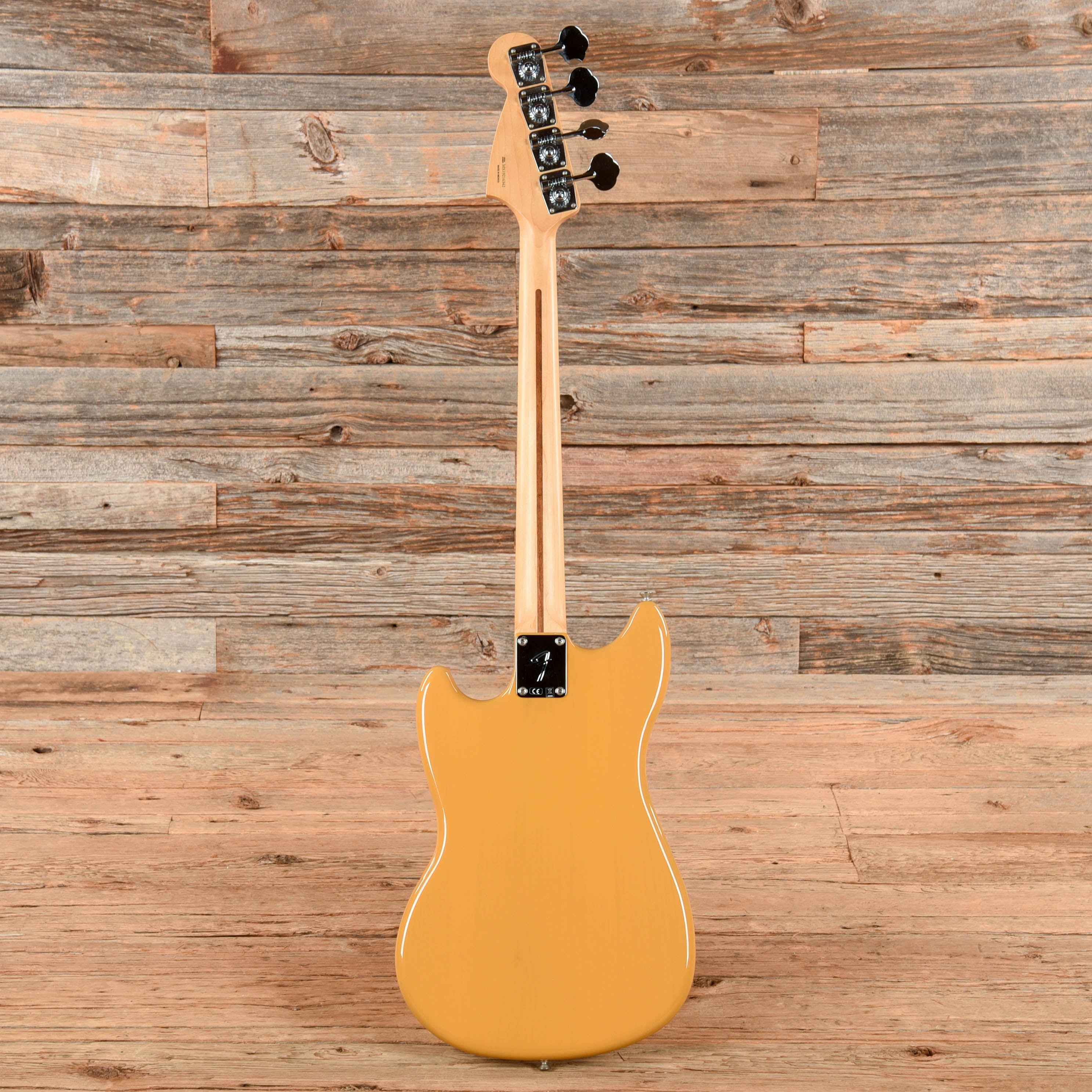 Fender Offset Series Mustang Bass PJ Butterscotch Blonde 2019 Bass Guitars