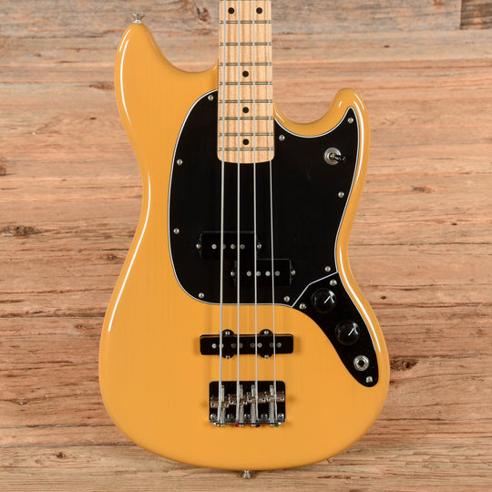 Fender Offset Series Mustang Bass PJ Butterscotch Blonde 2019 Bass Guitars