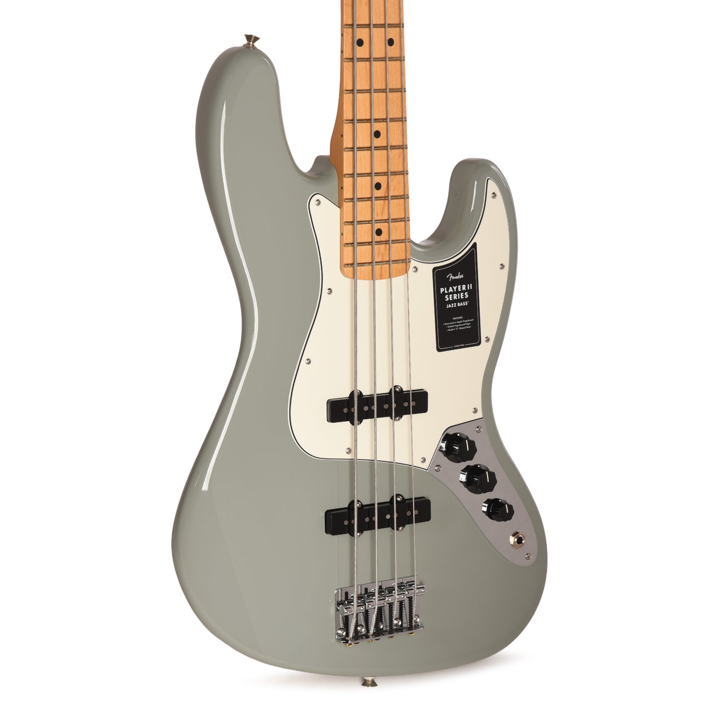 Fender Player II Jazz Bass Cactus Gray Bass Guitars