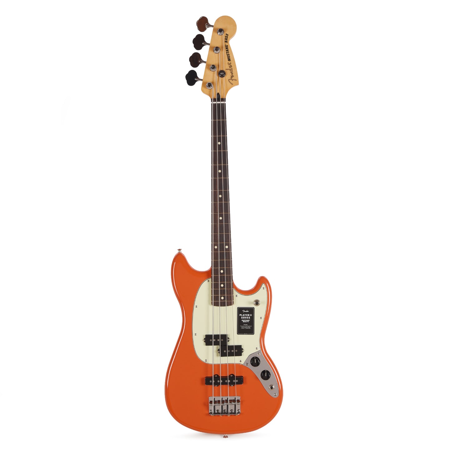 Fender Player II Mustang Bass PJ Rallye Orange Bass Guitars