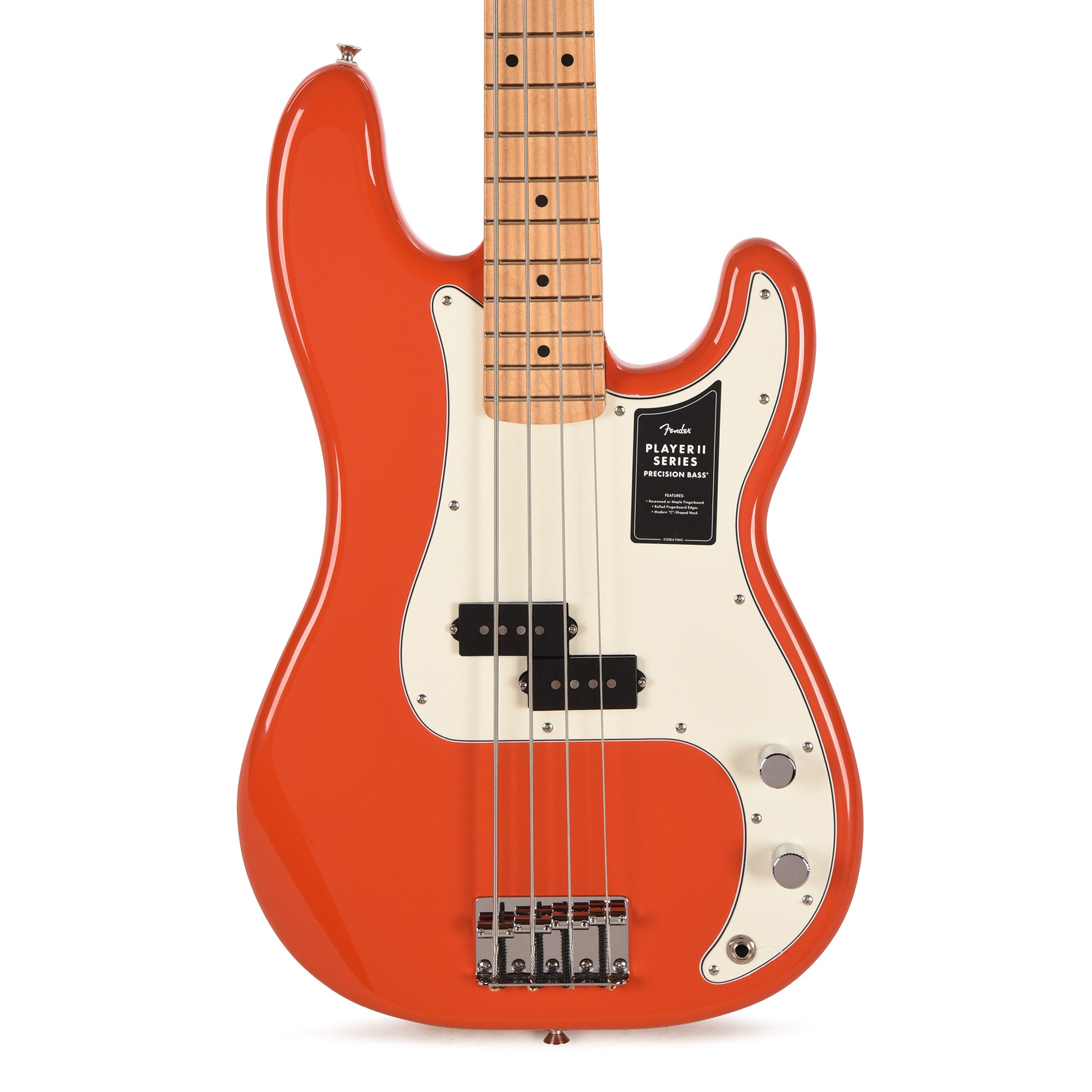 Fender Player II Precision Bass Rallye Orange Bass Guitars
