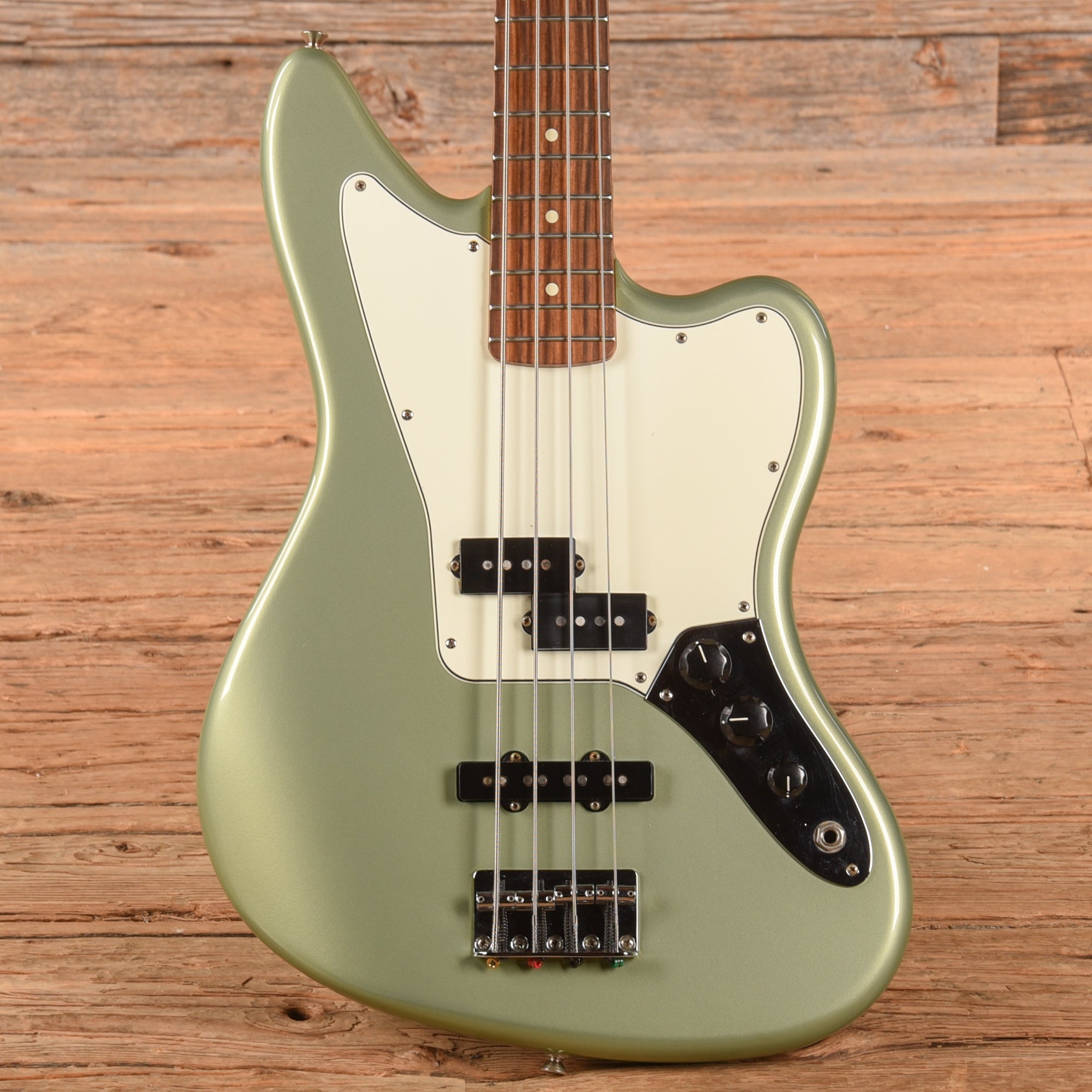 Fender Player Jaguar Bass Sage Green Metallic 2019 Bass Guitars