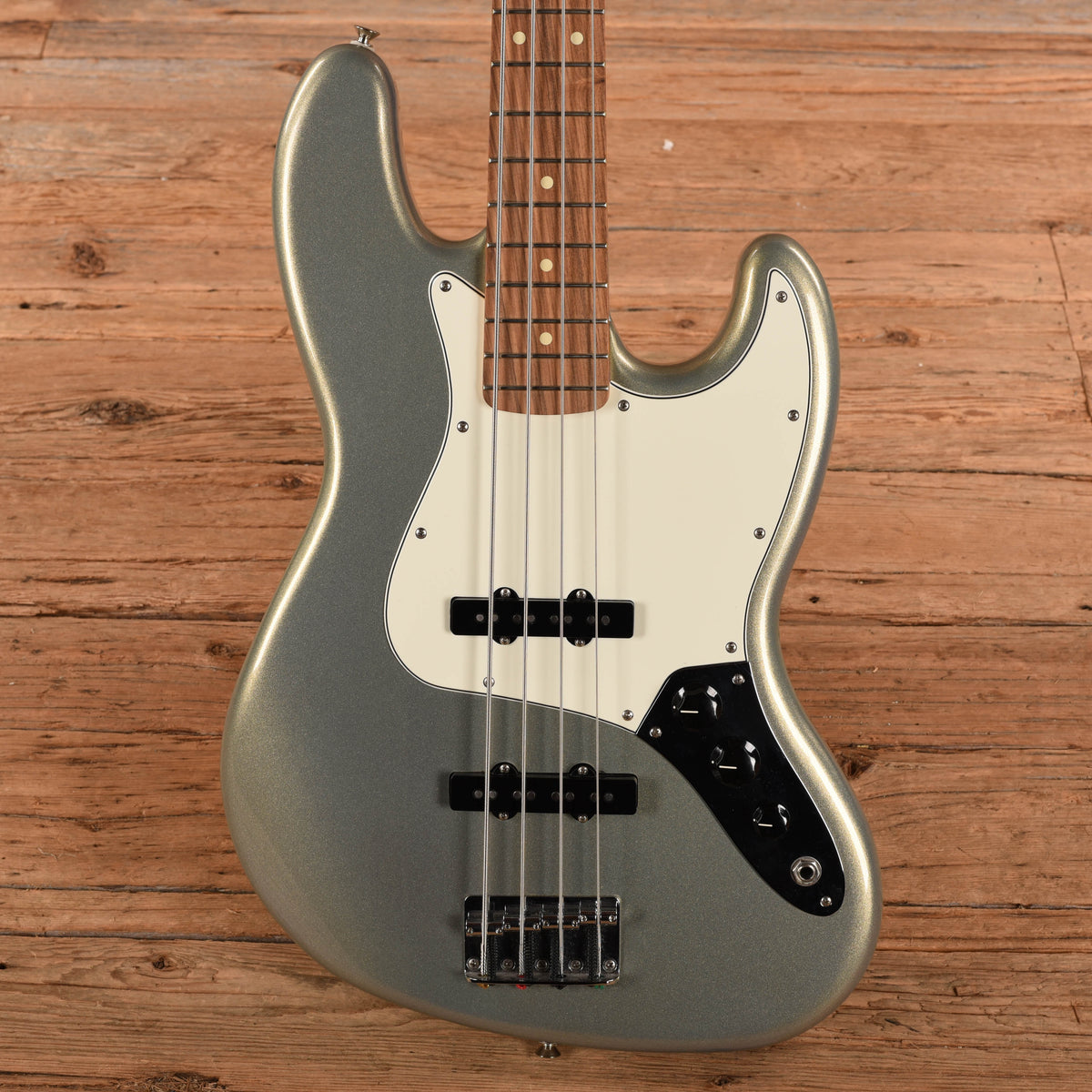 Fender Player Jazz Bass Silver 2021 Bass Guitars