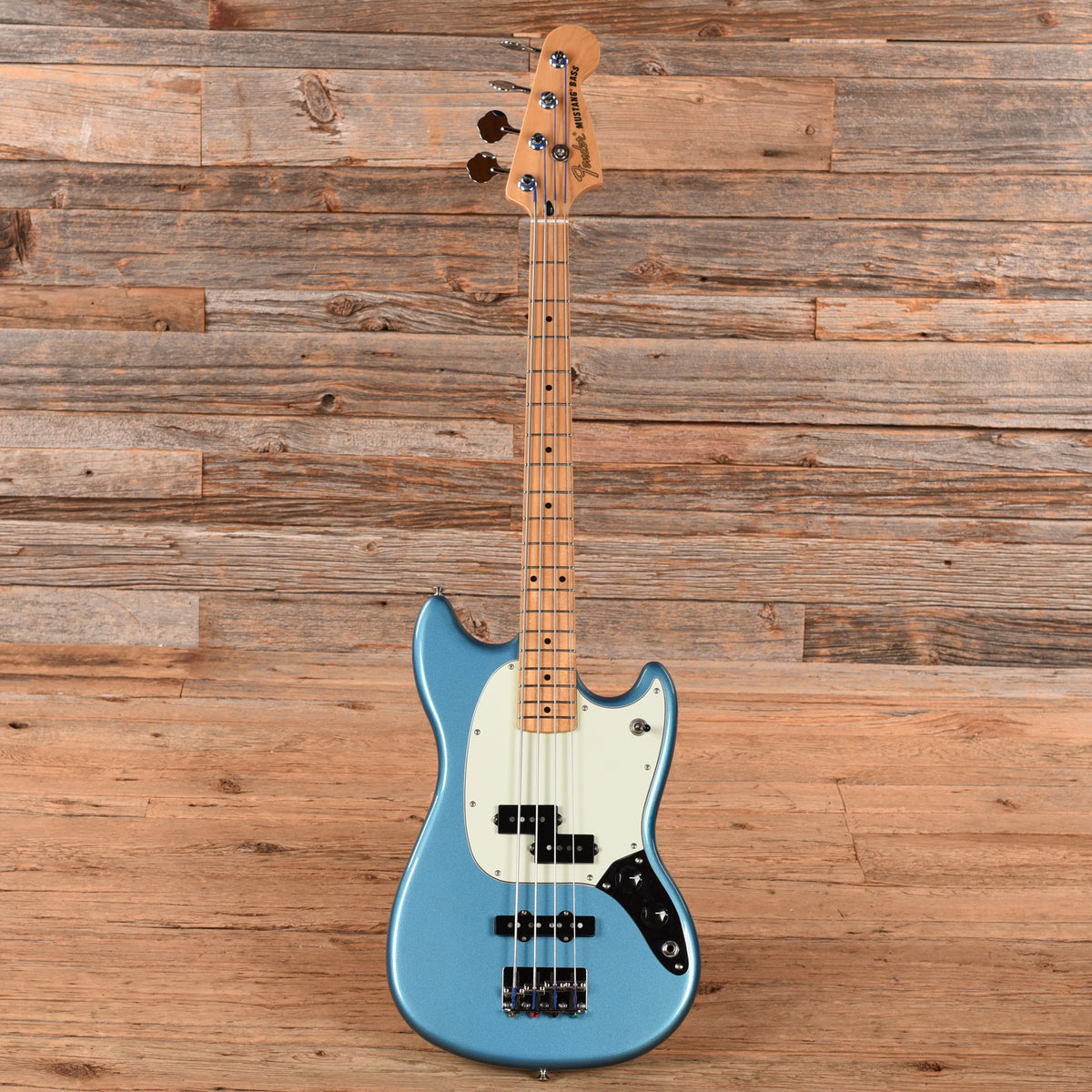 Fender Player Mustang Bass PJ Lake Placid Blue 2019 Bass Guitars