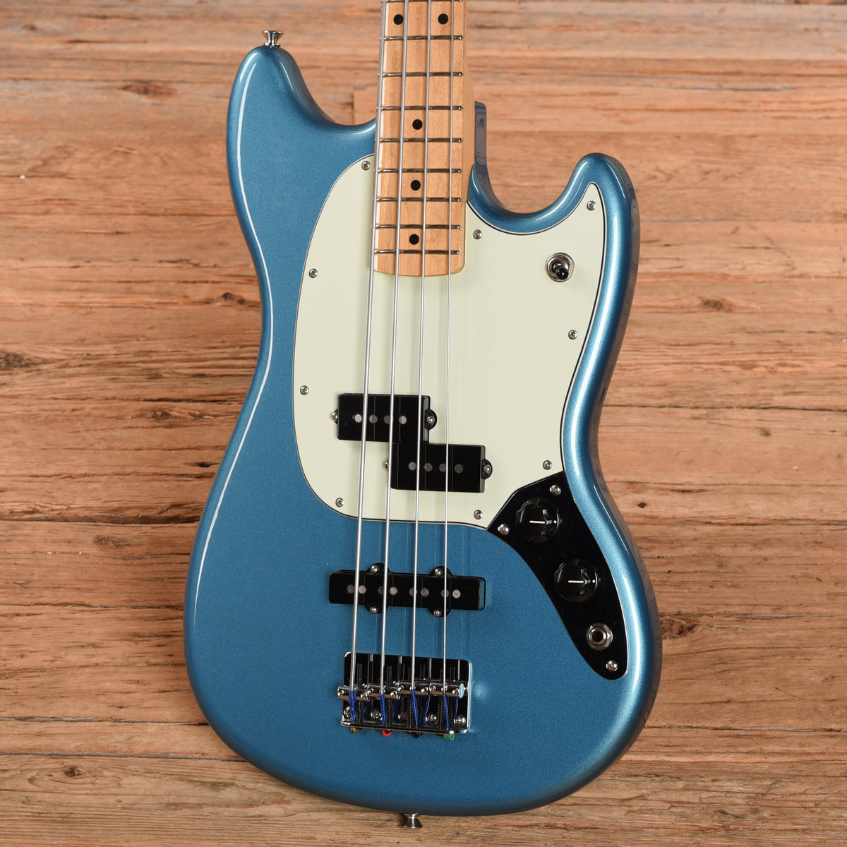 Fender Player Mustang Bass PJ Lake Placid Blue 2019 Bass Guitars