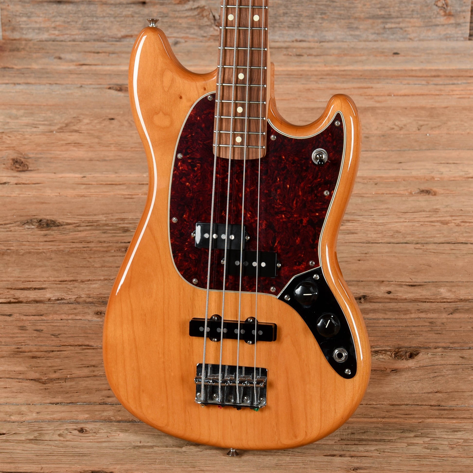 Fender Player Mustang PJ Aged Natural 2021 Bass Guitars
