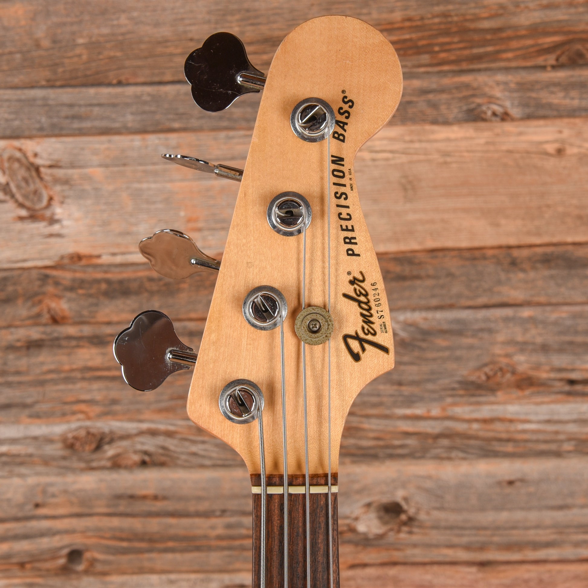 Fender Precision Bass Black 1977 Bass Guitars