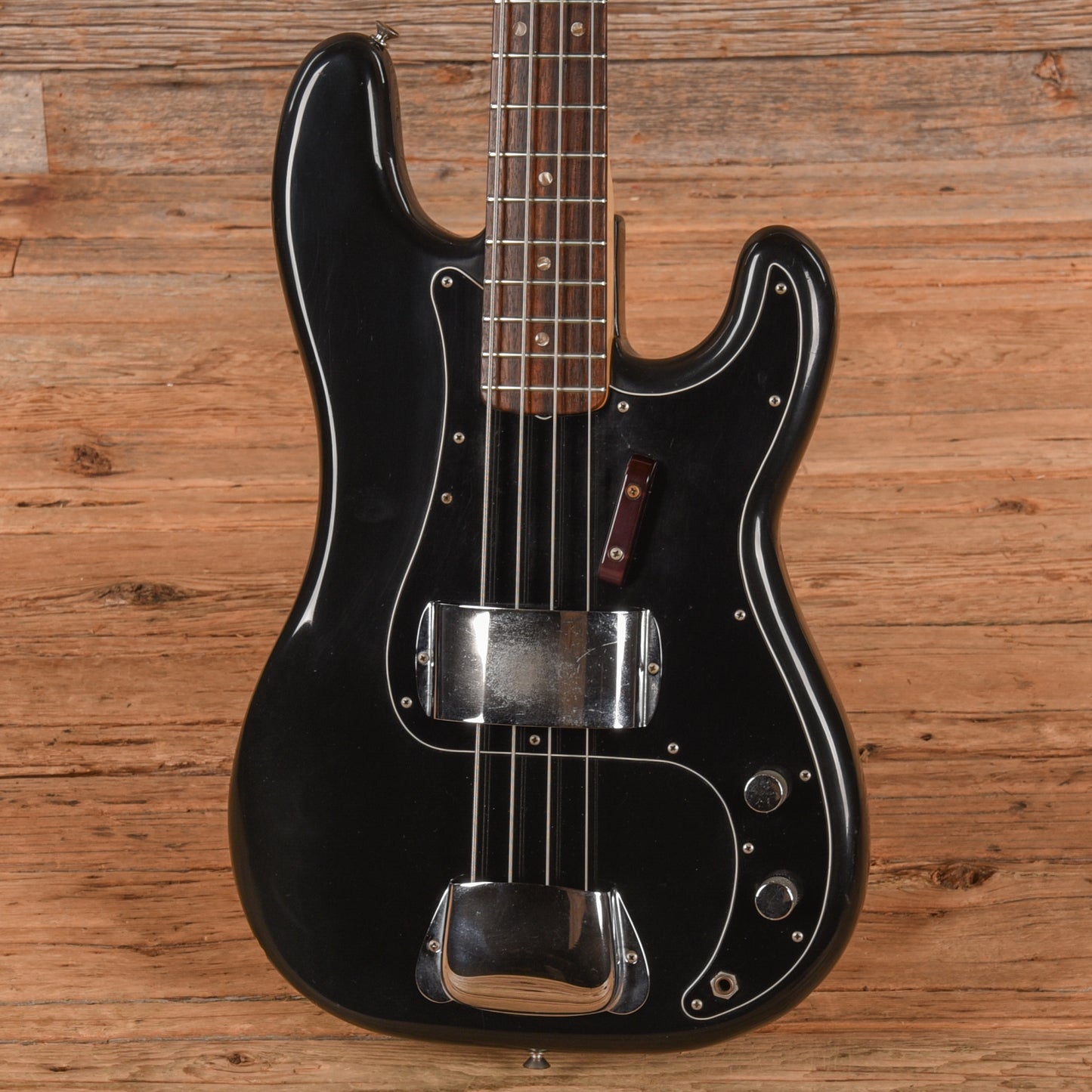 Fender Precision Bass Black 1977 Bass Guitars