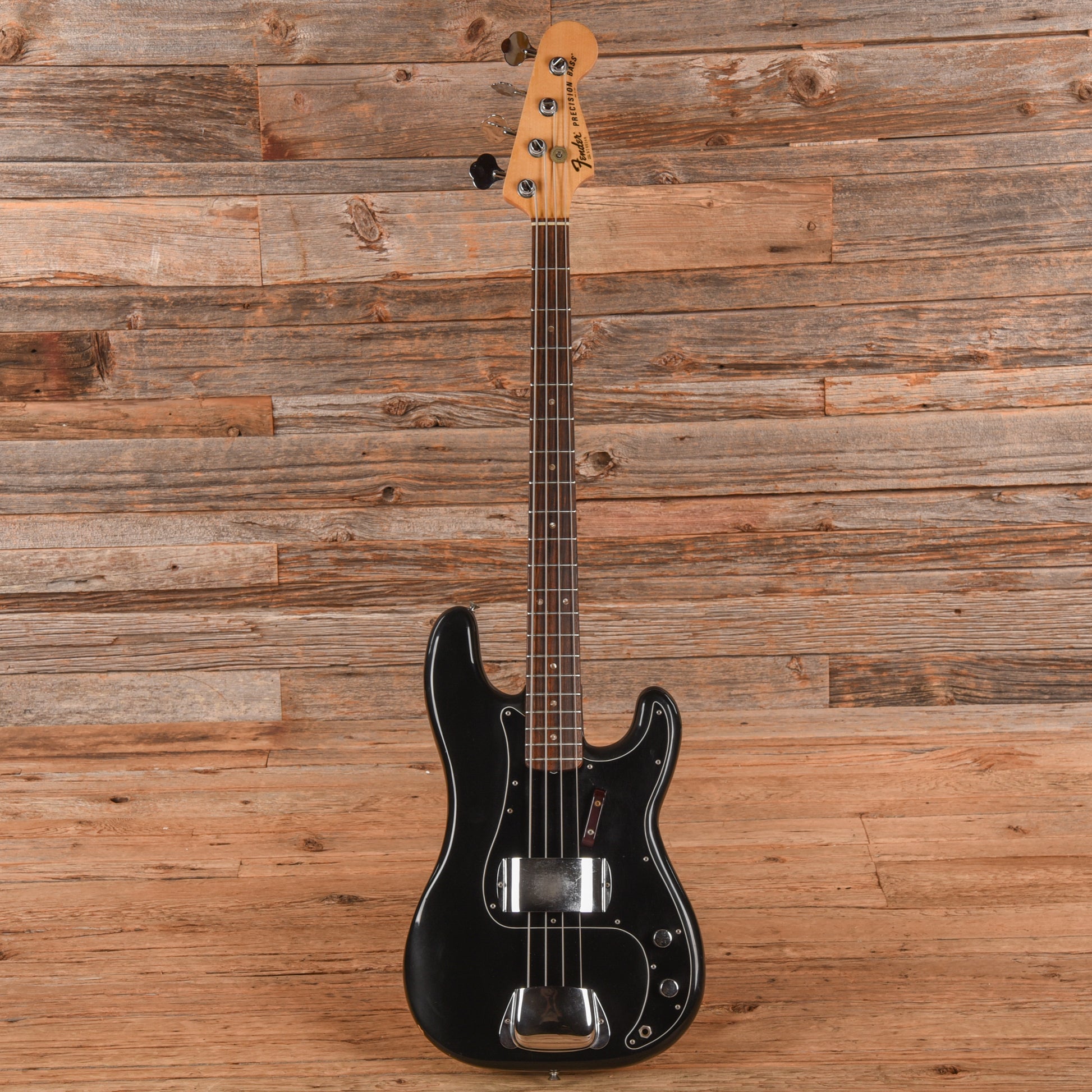 Fender Precision Bass Black 1977 Bass Guitars