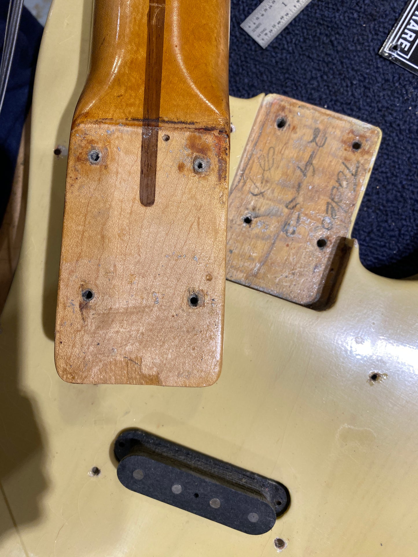 Fender Precision Bass Blonde Refin 1953 Bass Guitars