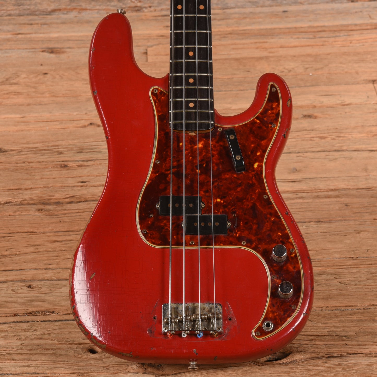 Fender Precision Bass Dakota Red Refin 1963 Bass Guitars