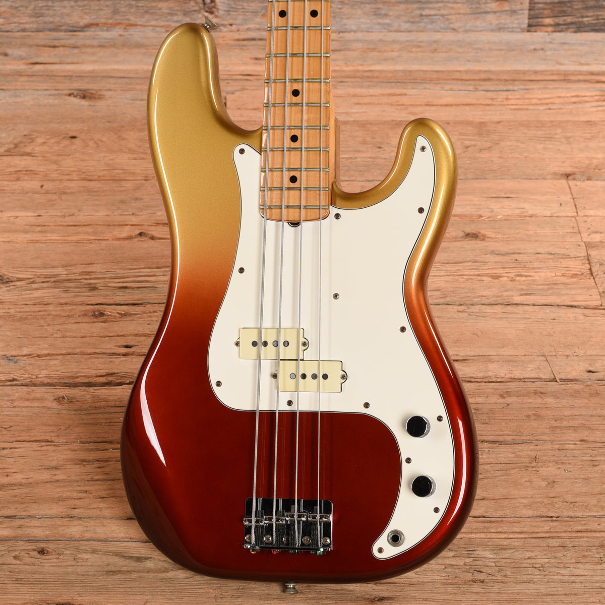 Fender Precision Bass Stratoburst Bronze 1982 Bass Guitars