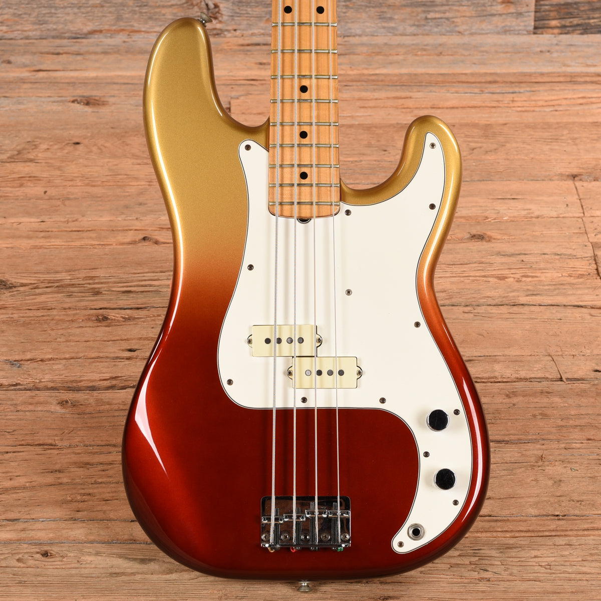 Fender Precision Bass Stratoburst Bronze 1982 Bass Guitars