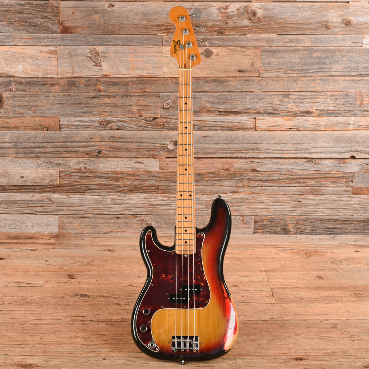 Fender Precision Bass Sunburst 1975 LEFTY Bass Guitars