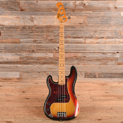 Fender Precision Bass Sunburst 1975 LEFTY Bass Guitars