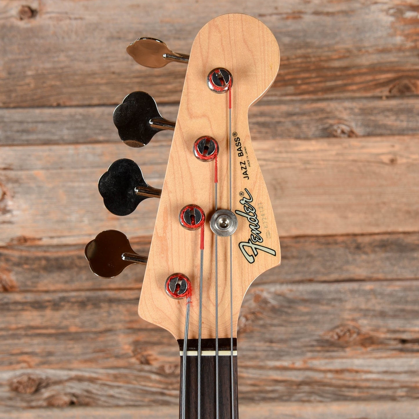 Fender Standard Jazz Bass MIJ Olympic White 1987 Bass Guitars