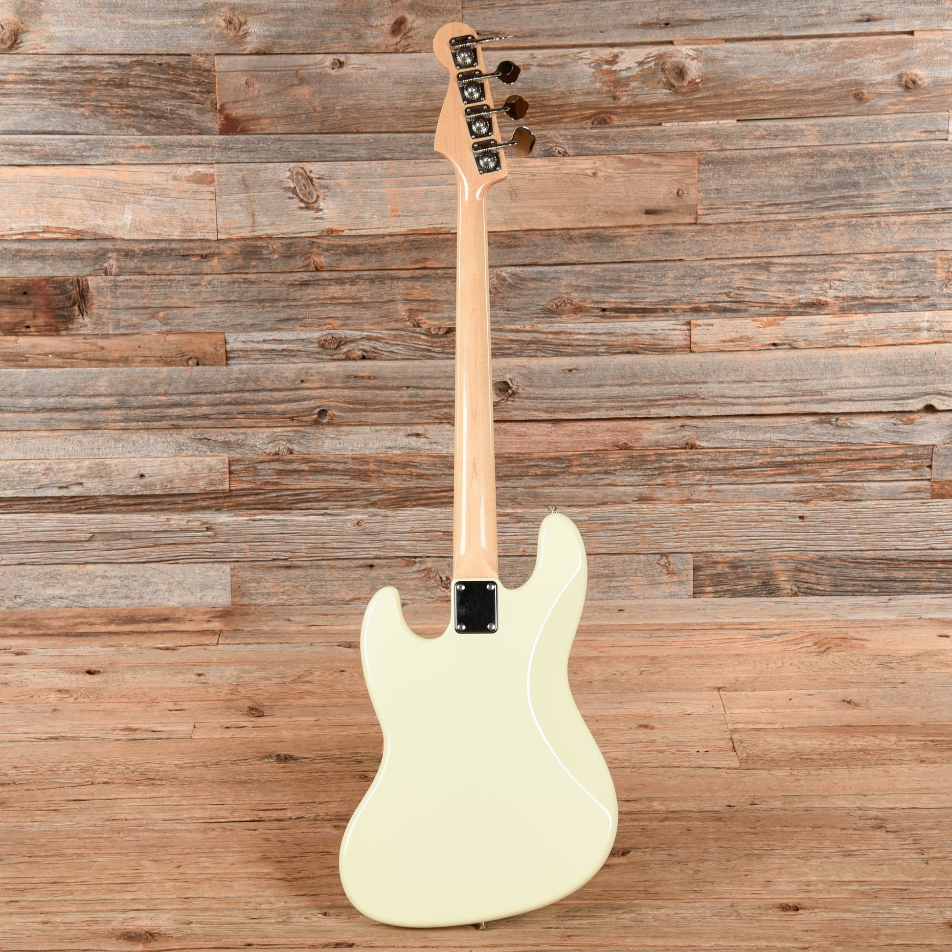 Fender Standard Jazz Bass MIJ Olympic White 1987 Bass Guitars