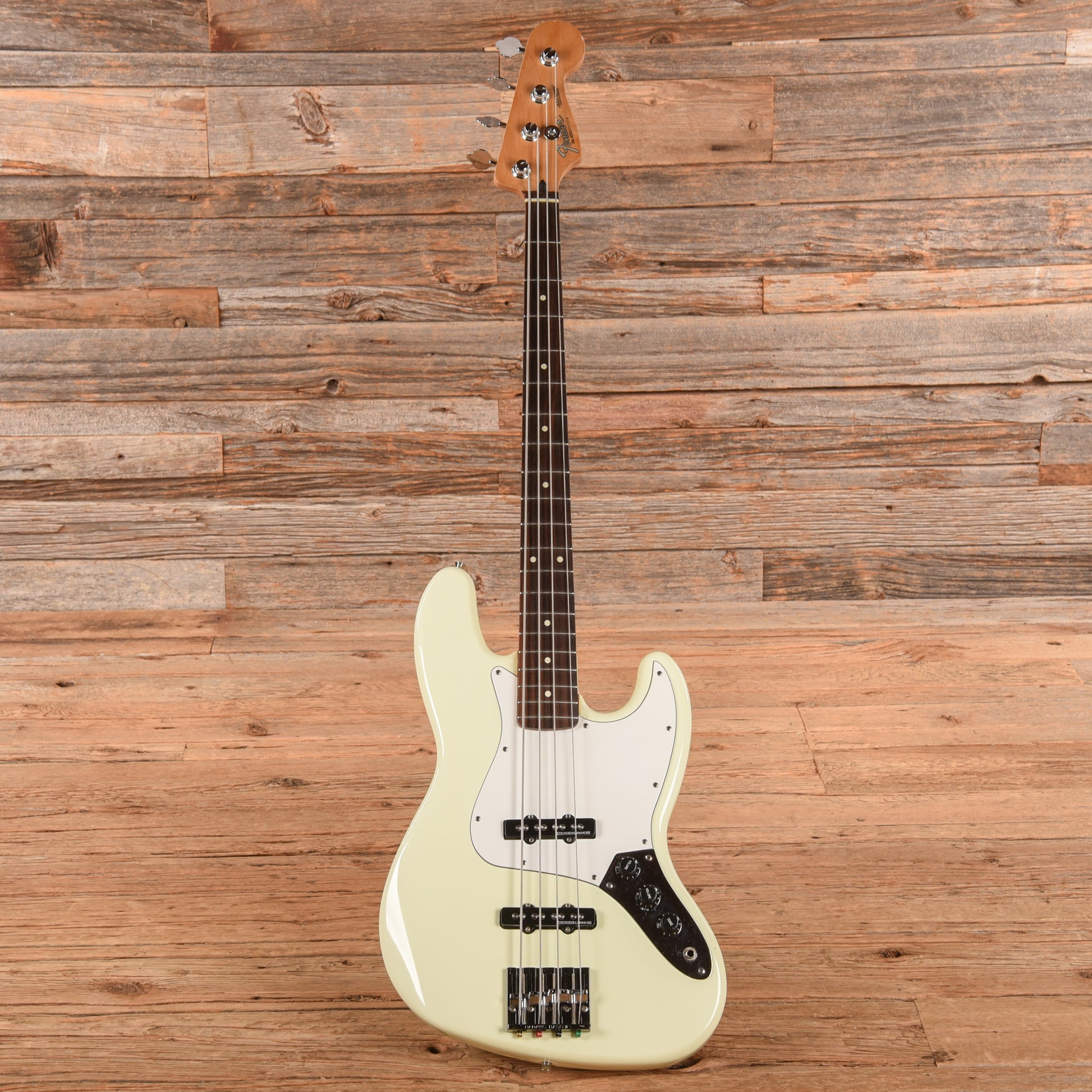 Fender Standard Jazz Bass Olympic White 1992 Bass Guitars