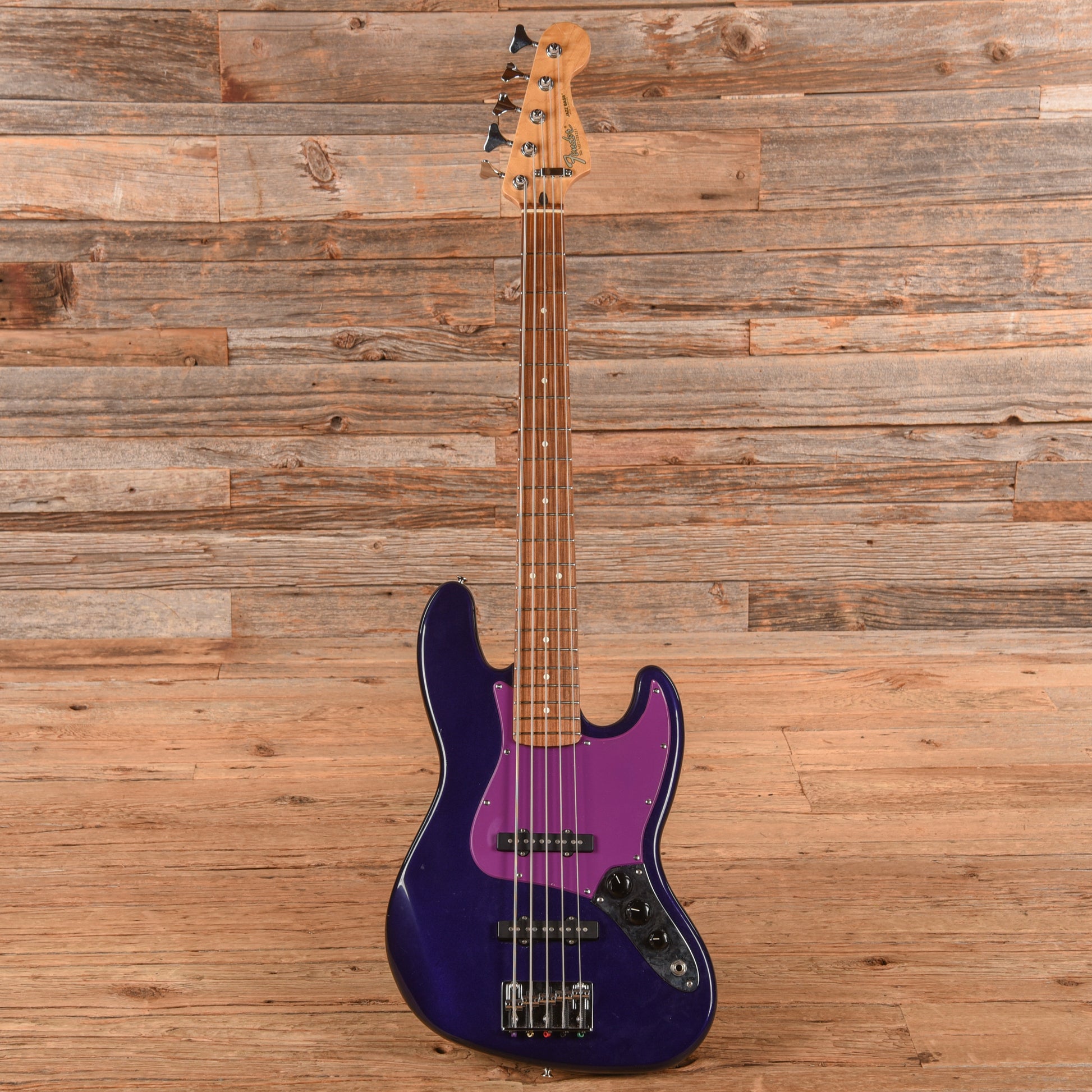 Fender Standard Jazz Bass V Midnight Blue 2020 Bass Guitars