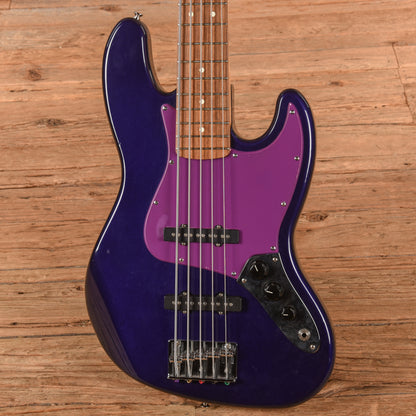 Fender Standard Jazz Bass V Midnight Blue 2020 Bass Guitars