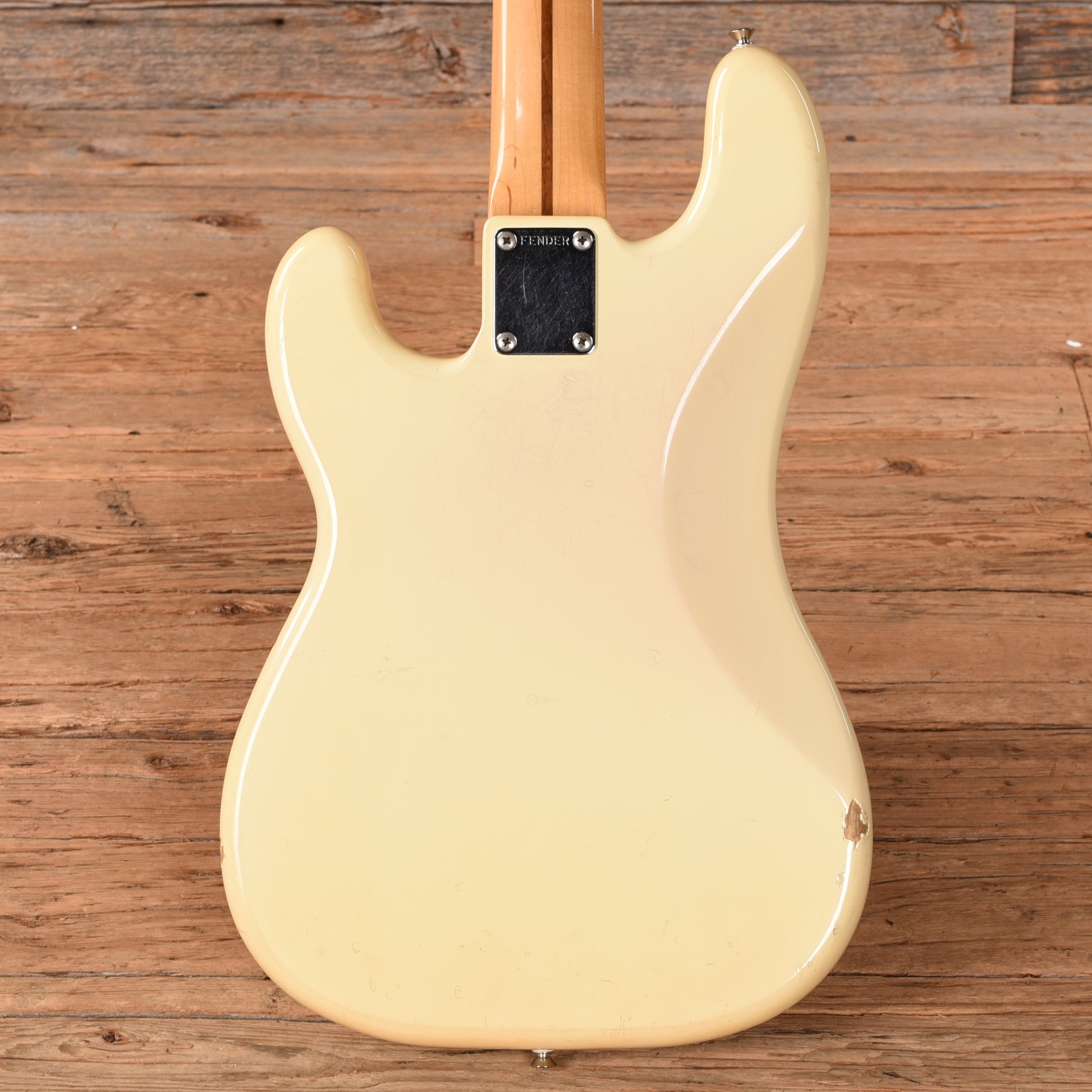 Fender Standard Precision Bass MIJ Arctic White 1985 Bass Guitars