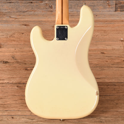 Fender Standard Precision Bass MIJ Arctic White 1985 Bass Guitars
