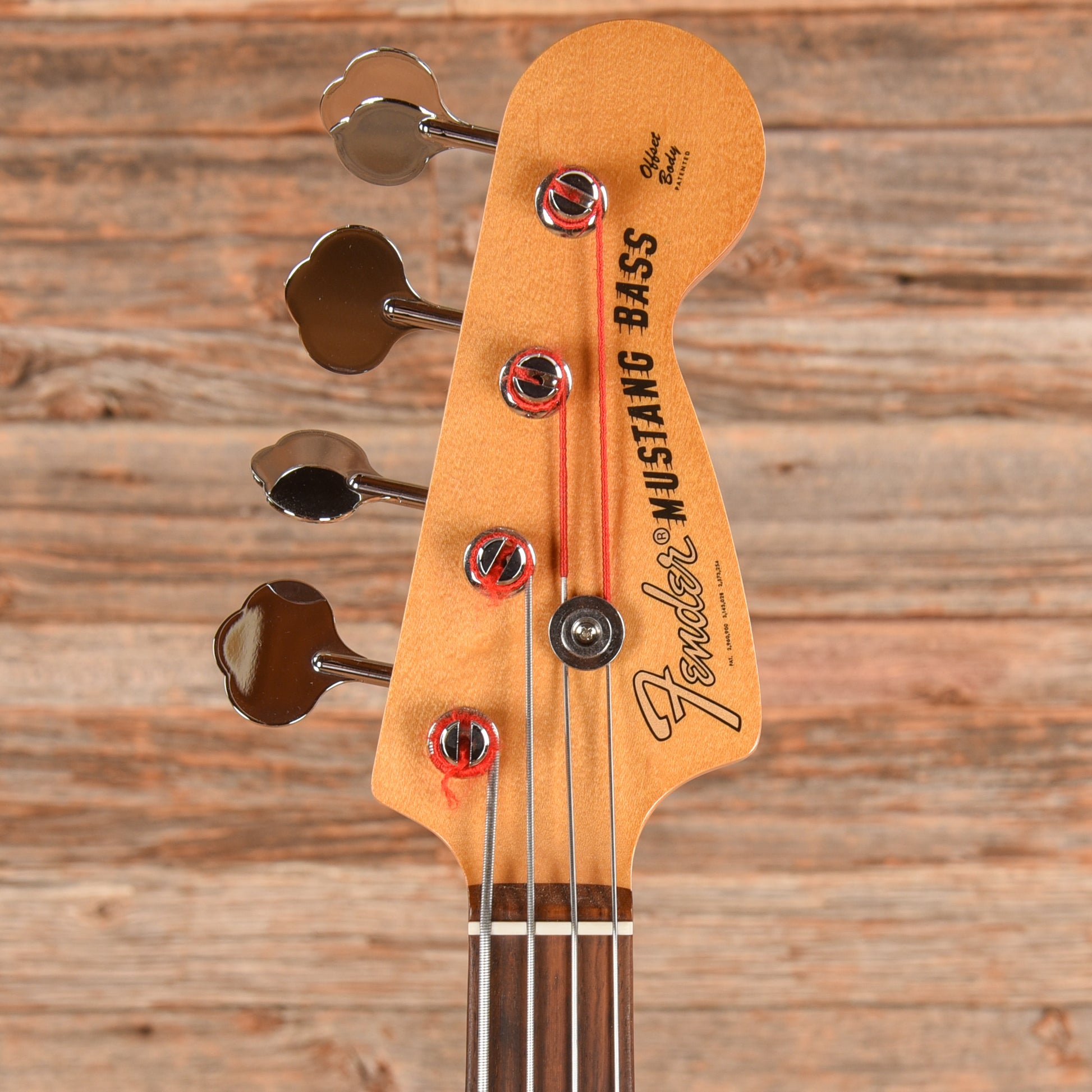 Fender Vintera II 70s Competition Mustang Bass Competition Burgundy 2023 Bass Guitars