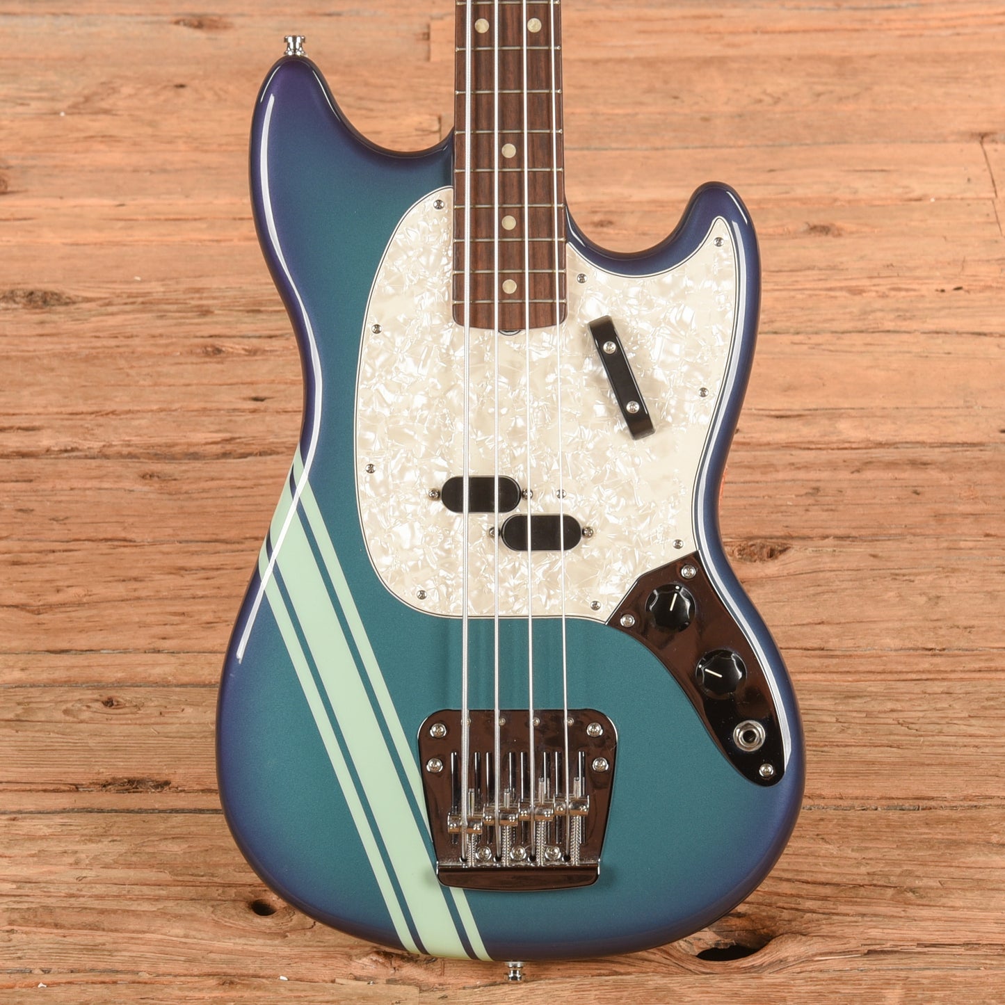 Fender Vintera II 70s Competition Mustang Bass Competition Burgundy 2023 Bass Guitars