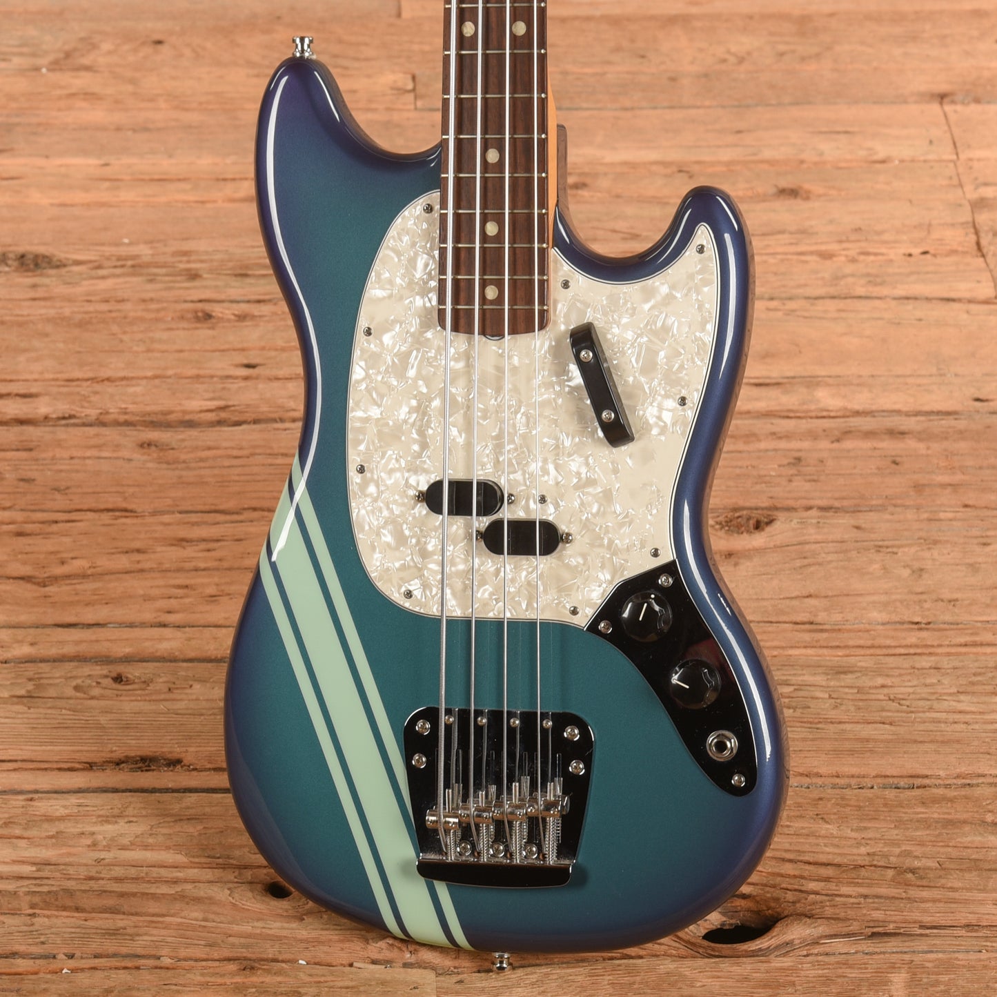 Fender Vintera II 70s Competition Mustang Bass Competition Burgundy 2023 Bass Guitars