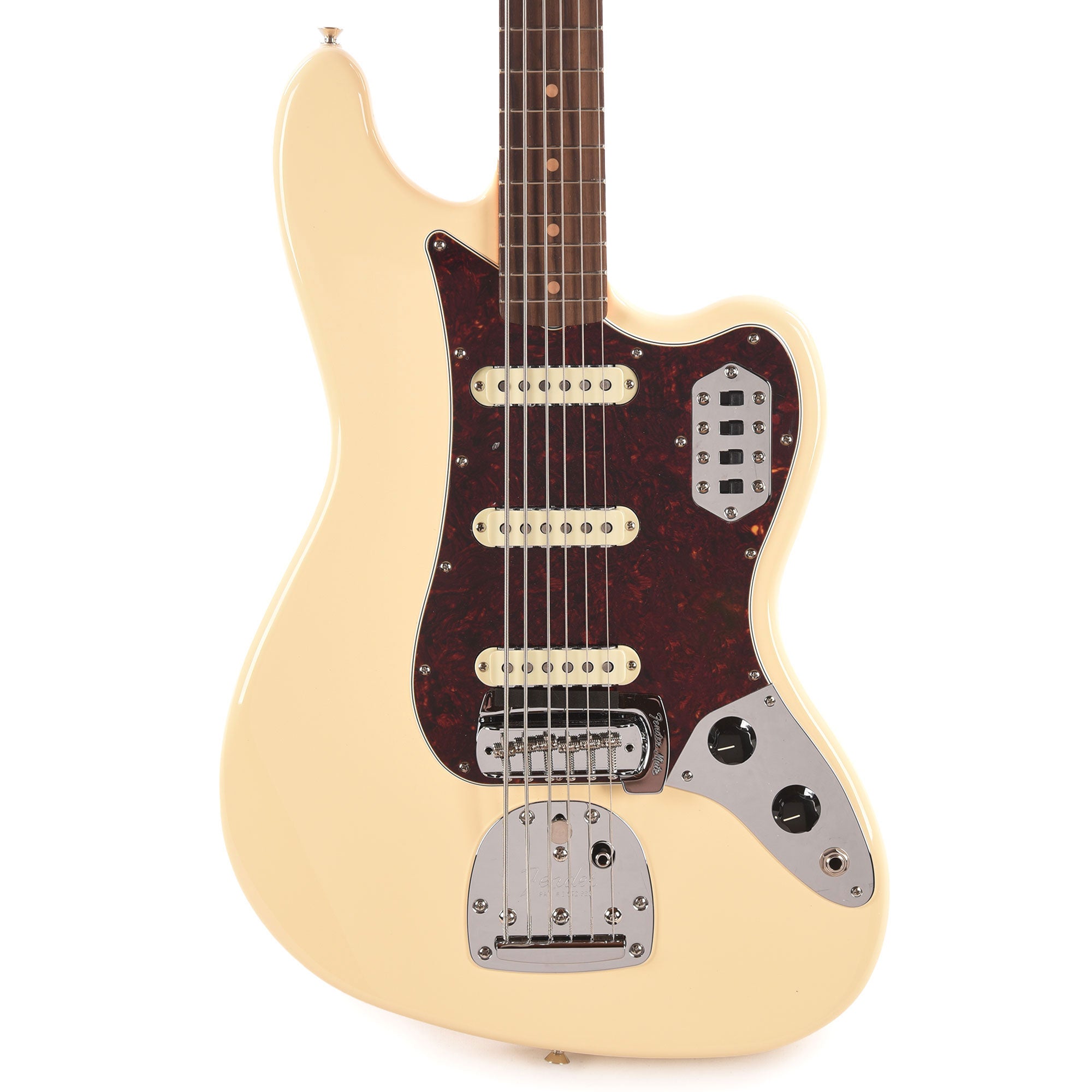 Fender Vintera III Early '60s Bass VI Olympic White Bass Guitars