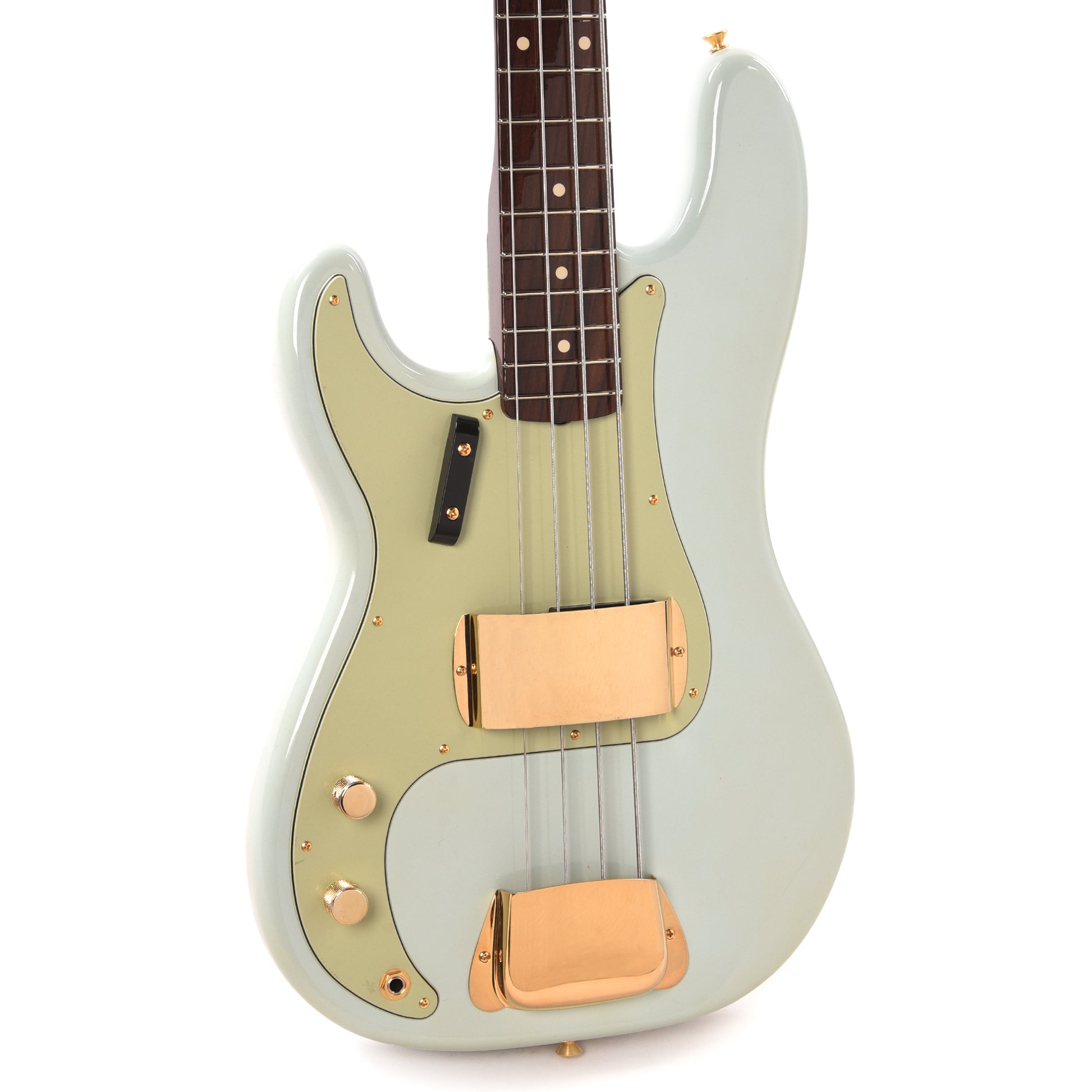 Fender Custom Shop 1960 Precision Bass LEFTY Deluxe Closet Classic Super Aged Sonic Blue w/Rosewood Neck Bass Guitars / Left-Handed