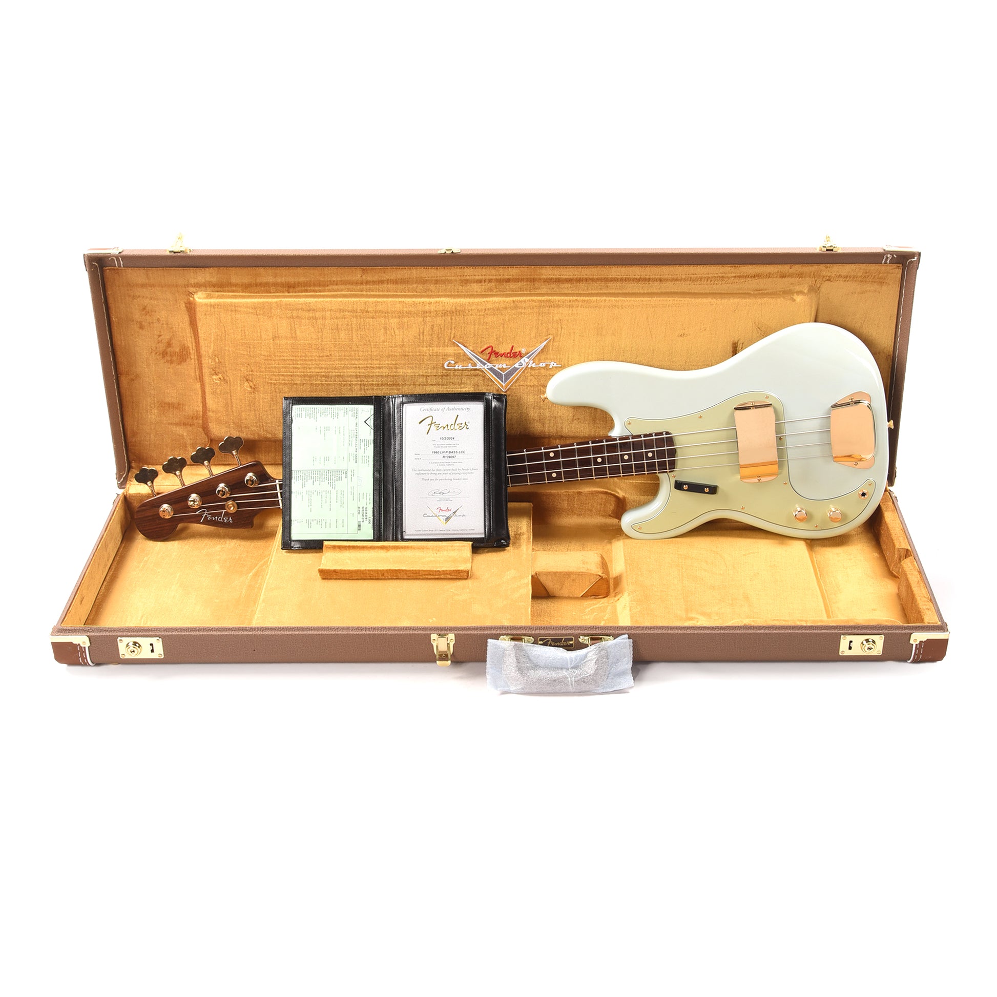 Fender Custom Shop 1960 Precision Bass LEFTY Deluxe Closet Classic Super Aged Sonic Blue w/Rosewood Neck Bass Guitars / Left-Handed