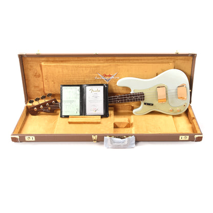 Fender Custom Shop 1960 Precision Bass LEFTY Deluxe Closet Classic Super Aged Sonic Blue w/Rosewood Neck Bass Guitars / Left-Handed