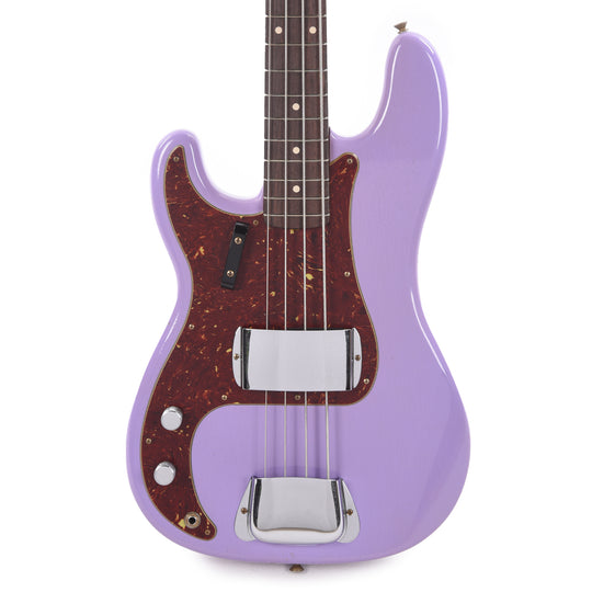 Fender Custom Shop 1960 Precision Bass LEFTY Journeyman Relic Aged Lavender Bass Guitars / Left-Handed