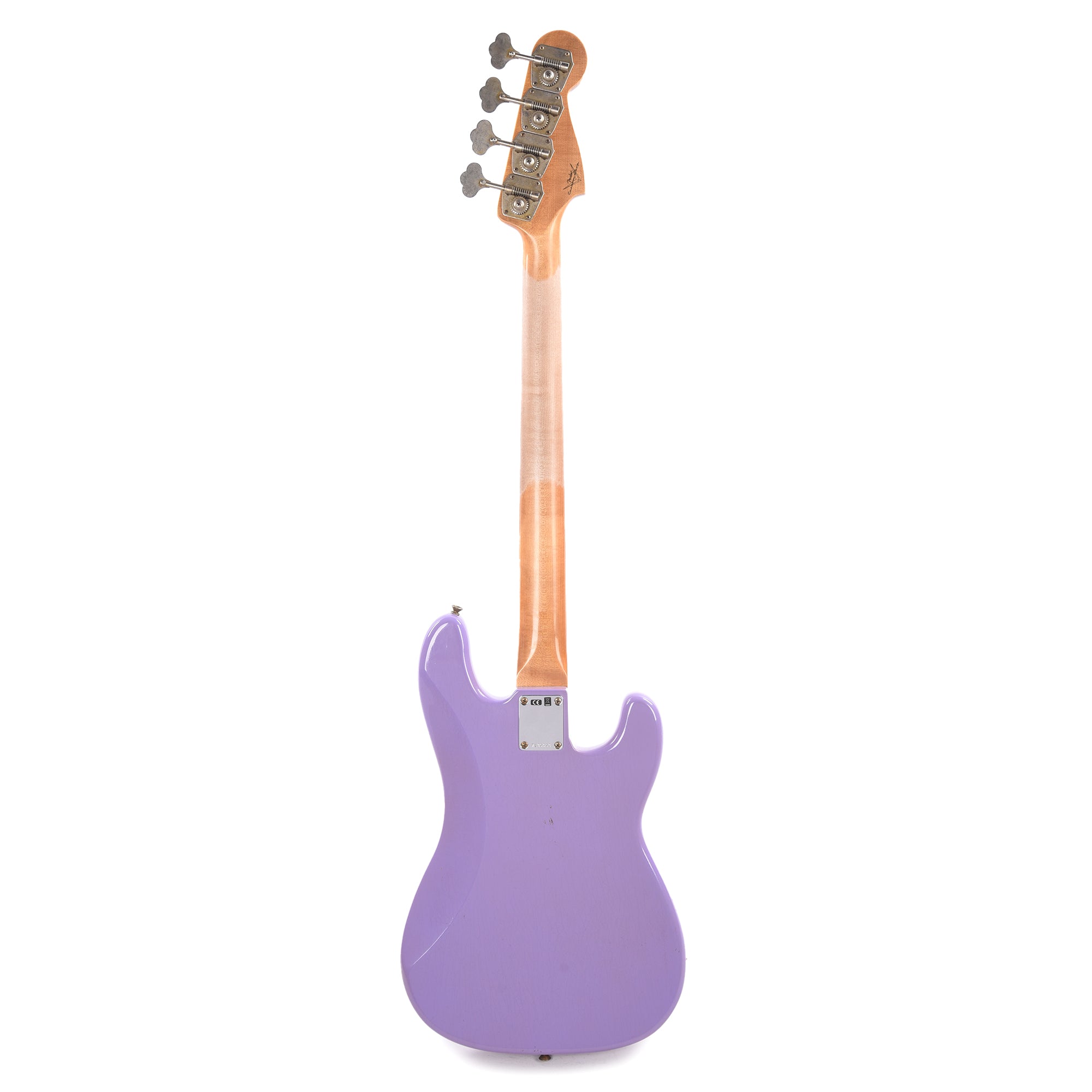 Fender Custom Shop 1960 Precision Bass LEFTY Journeyman Relic Aged Lavender Bass Guitars / Left-Handed