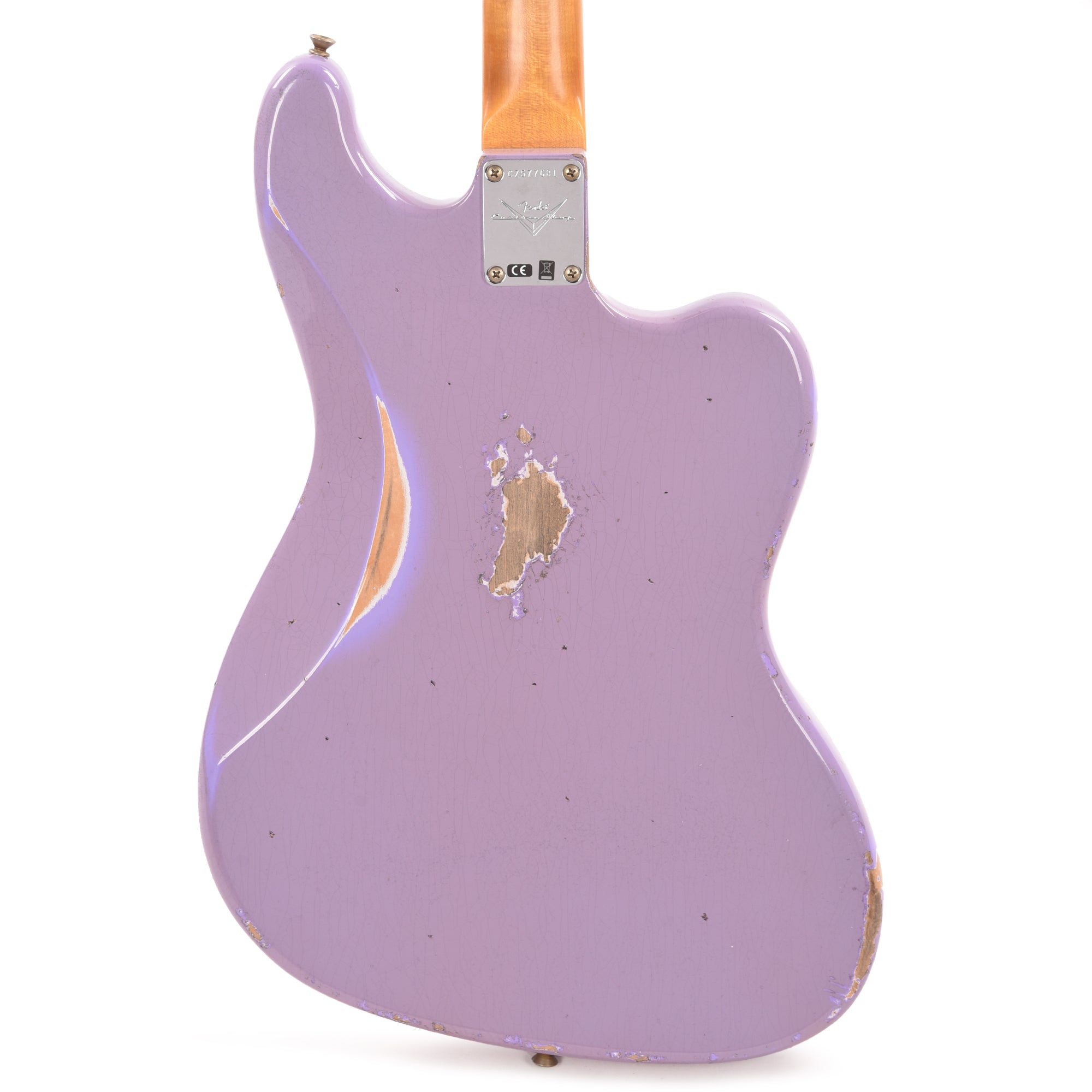 Fender Custom Shop 1962 Bass VI Heavy Relic Super Aged Lavender LEFTY Bass Guitars / Left-Handed