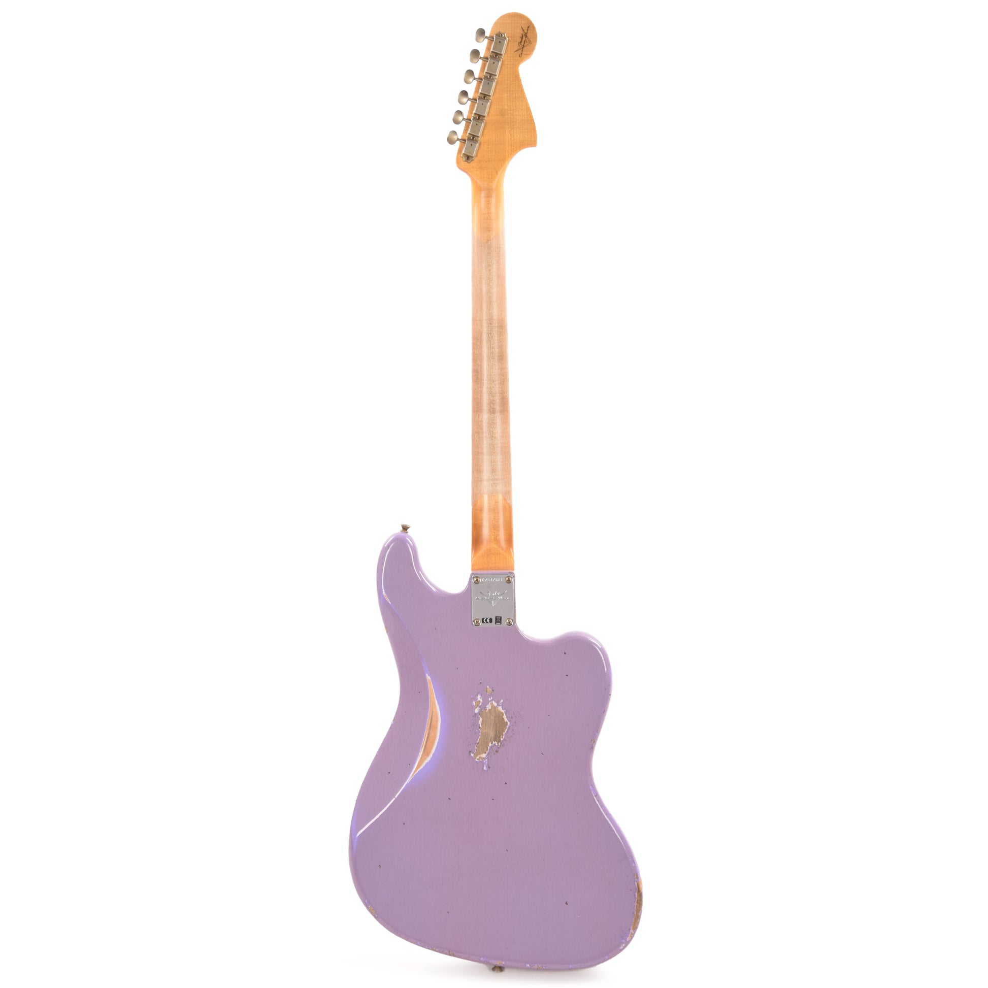 Fender Custom Shop 1962 Bass VI Heavy Relic Super Aged Lavender LEFTY Bass Guitars / Left-Handed